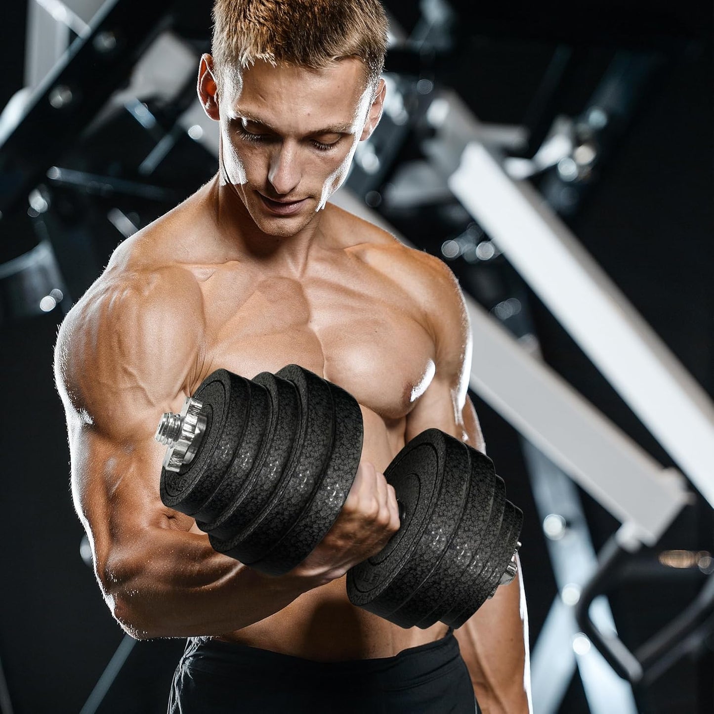 1" Standard Dumbbells Weight Plate Set for 1-Inch Dumbells Bar
