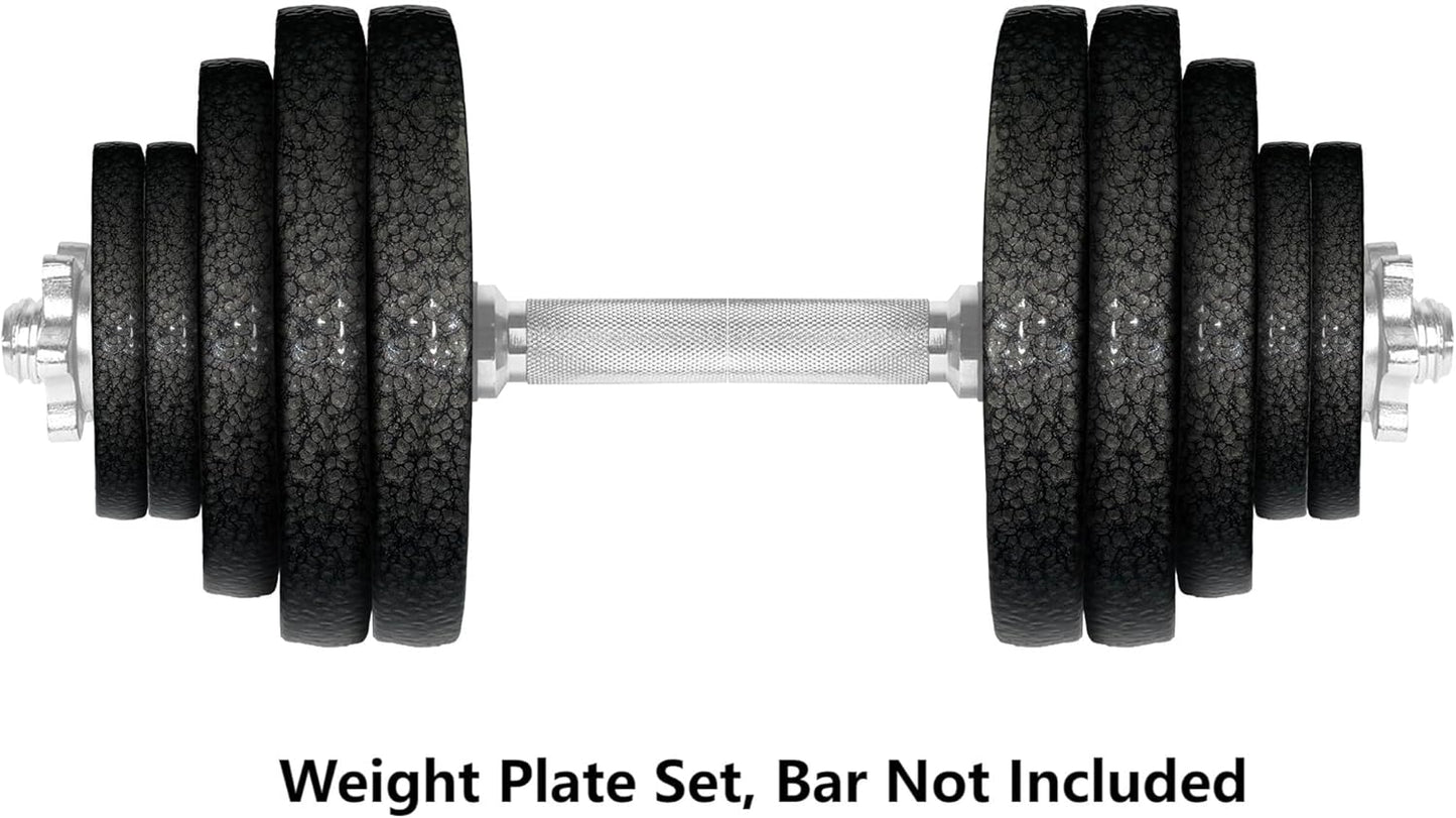 1" Standard Dumbbells Weight Plate Set for 1-Inch Dumbells Bar
